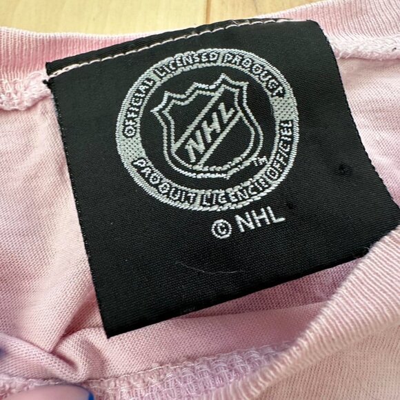 Vintage Habs Baby Pink Baby Tee – Glitter Logo - Picture 5 of 8